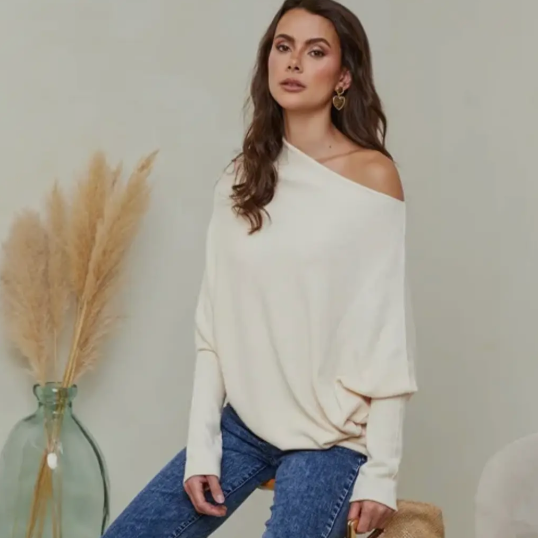 The Iconic Asymmetrical Sweater