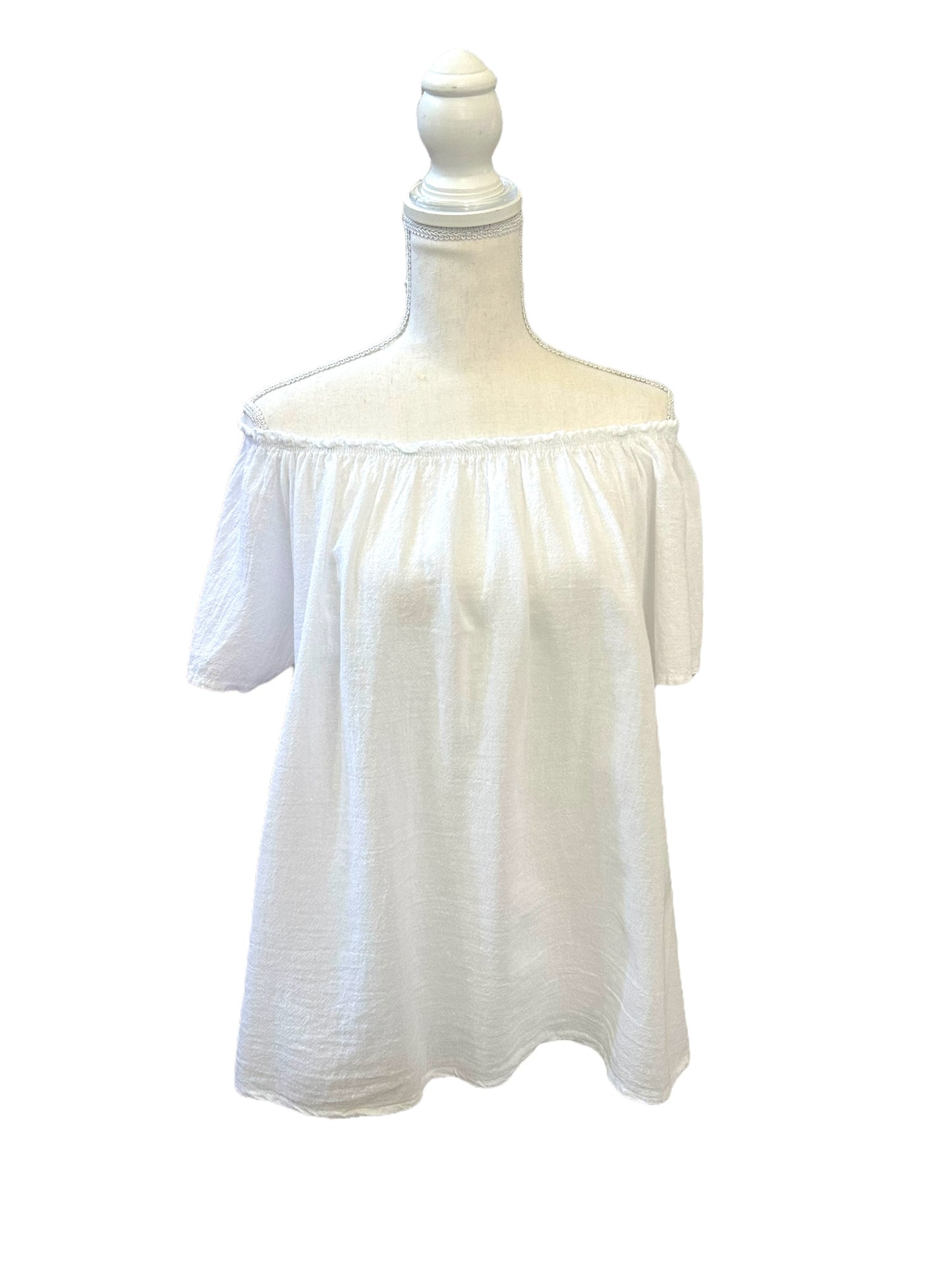 White off the shoulder Carla top