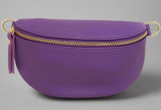 Georgia leather / suede crossbody bag - assorted colors