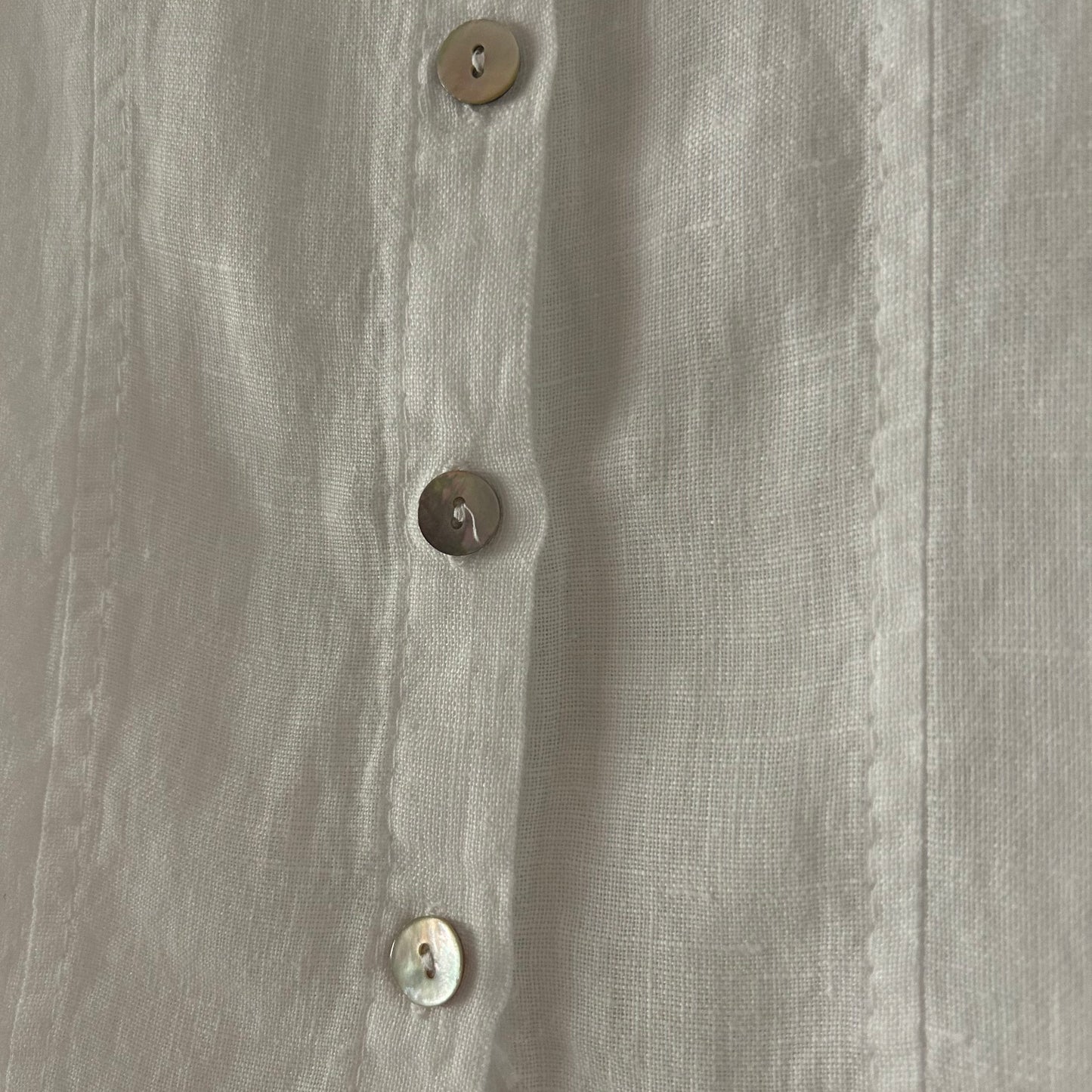 Light Linen Waistcoat Top Antonia White Linen Waistcoat Style Top