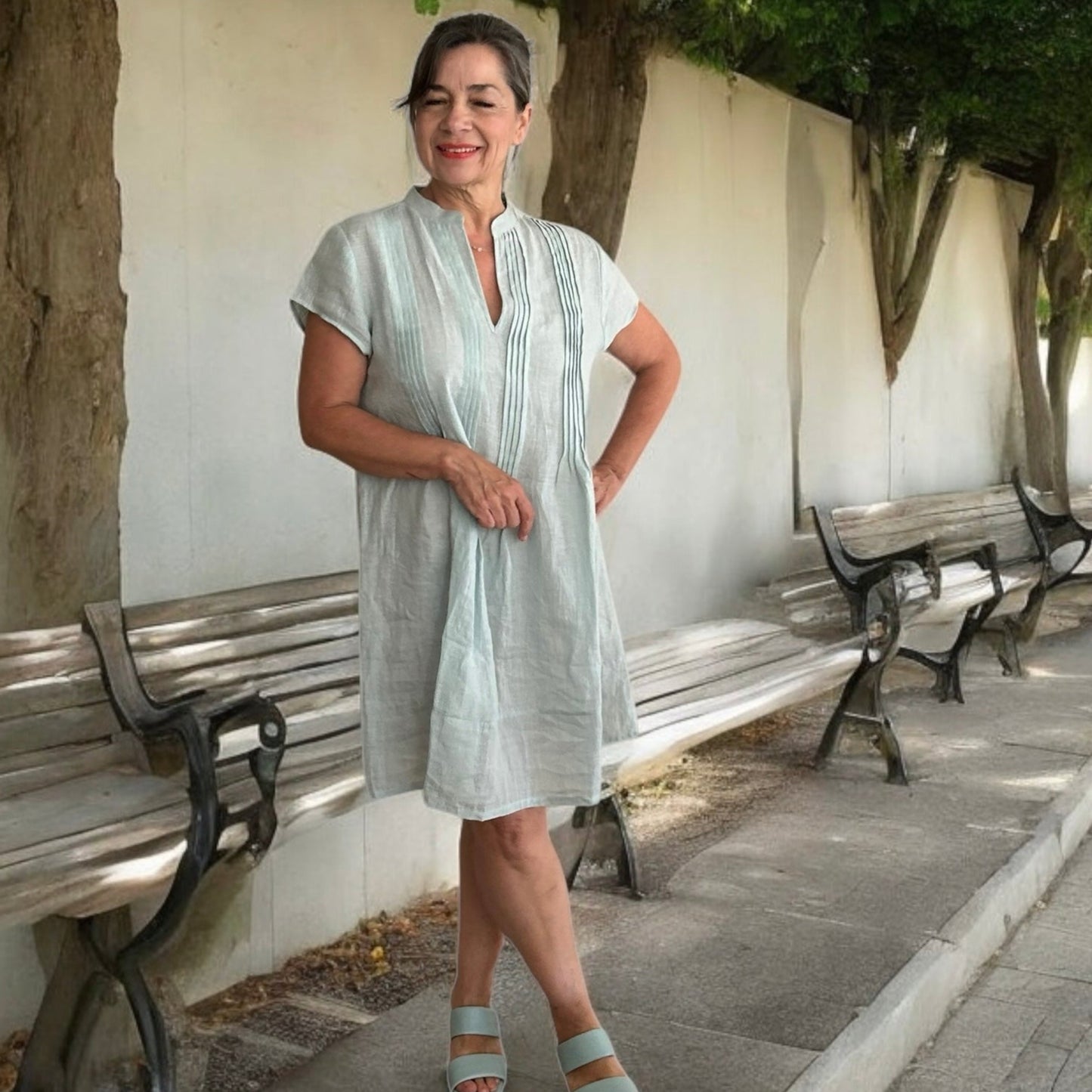 Linen Tunic Dress