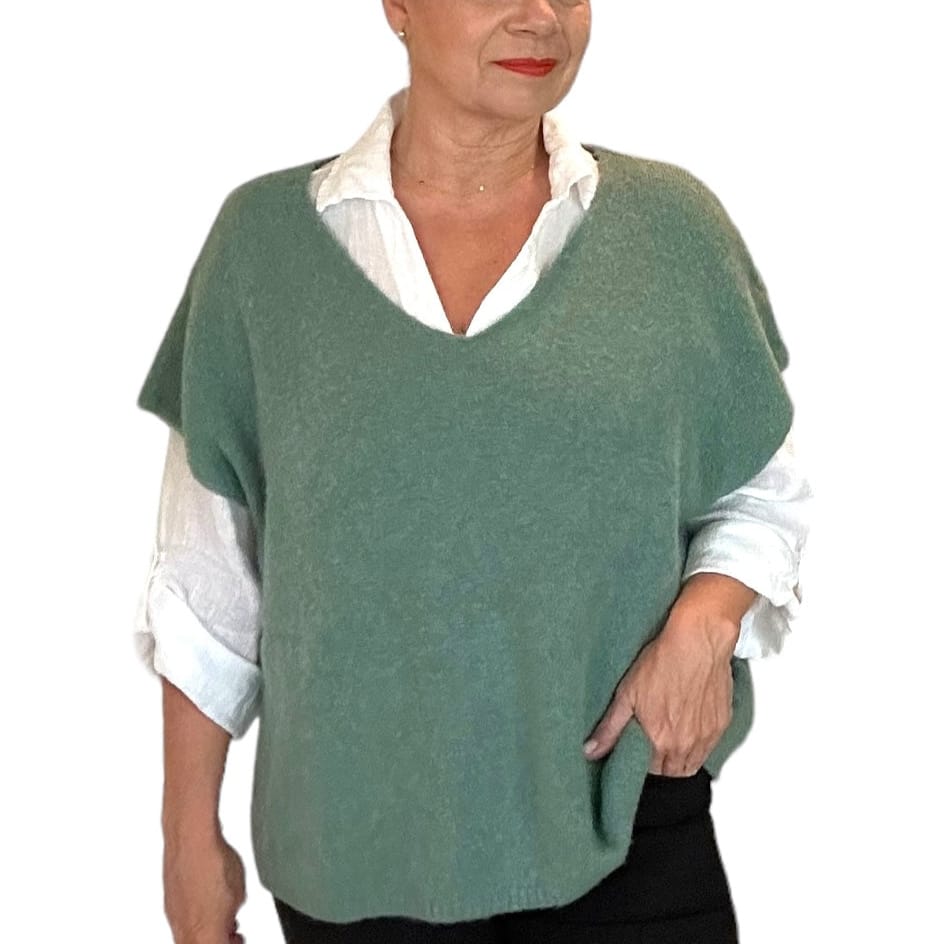 Soft Alpaca V-Neck Soft Alpaca V-Neck Sweater: Cozy & Versatile Layering Essential