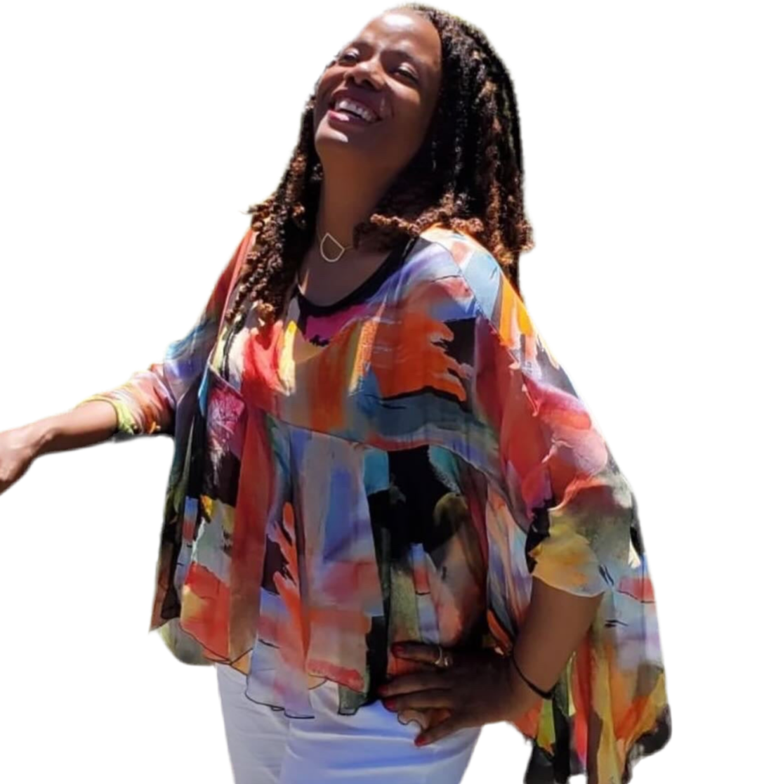 Opulent Variance: The Exquisite Silk Statement Blouse