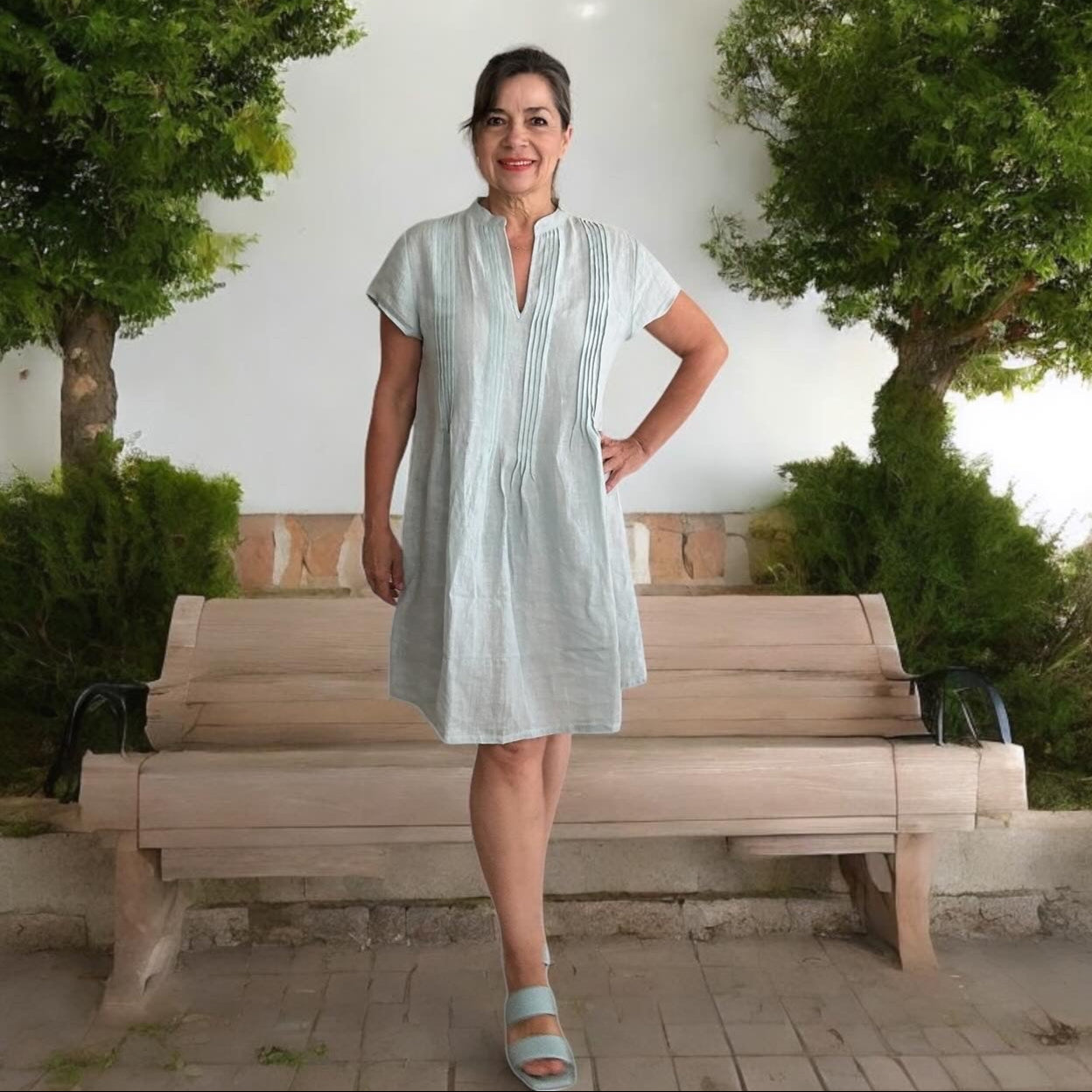 Linen Tunic Dress