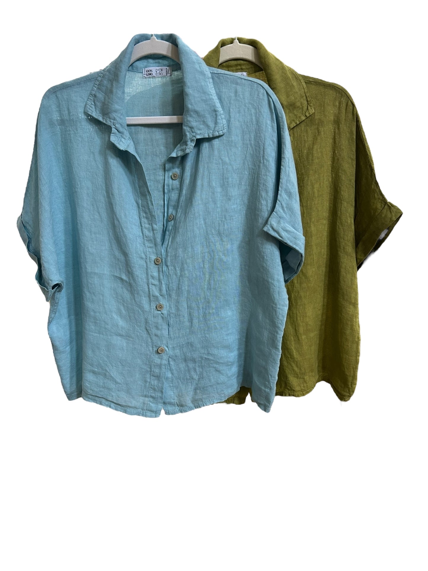 Classic Short Sleeved Linen Shirt