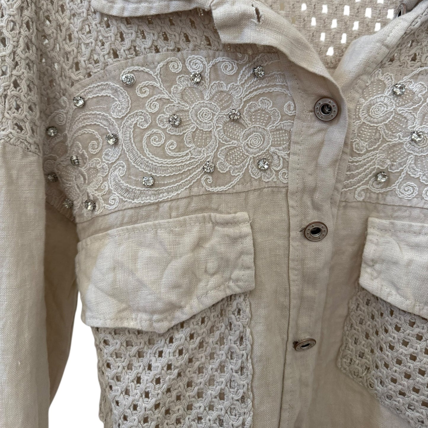 Boho Style Linen Jacket