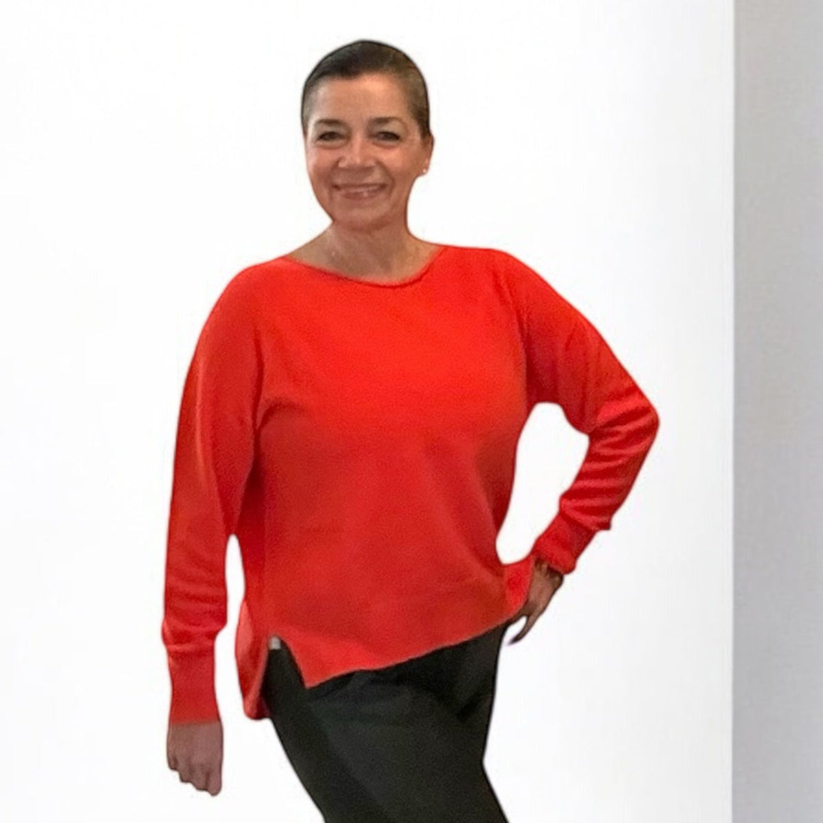 Bella Tangerine Sweater