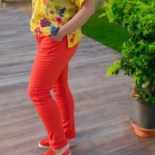 Buttoned Up Italian Magic Pants