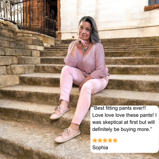 Italian Magic Pants With a Subtle Chic Glam Side Panel