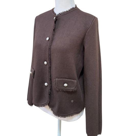 Fringe Edge Sweater Jacket