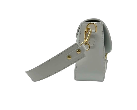 Louisa white leather bag