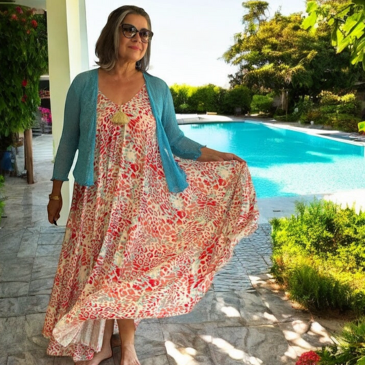 Animal Print Maxi Dress
