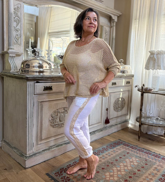 Golden Star Crochet Top Golden Star Crochet Top