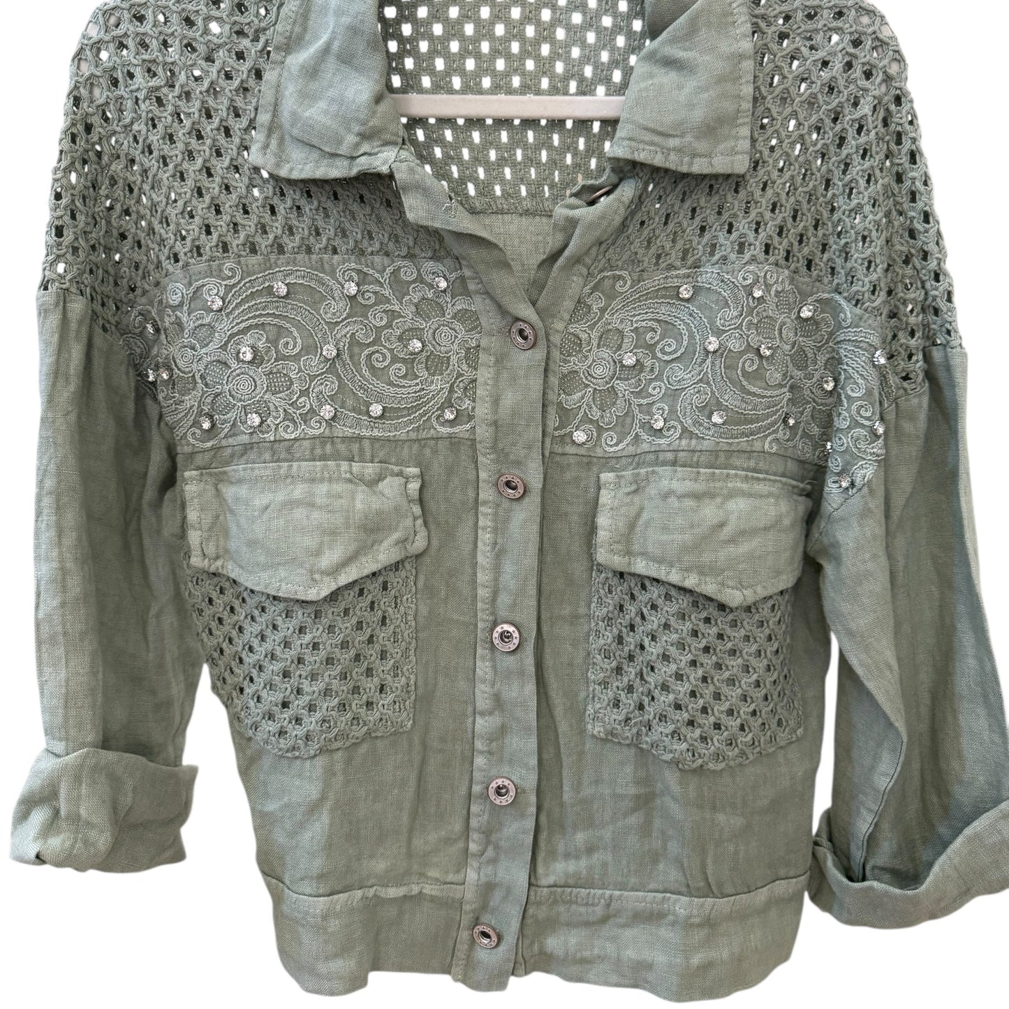 Boho Style Linen Jacket