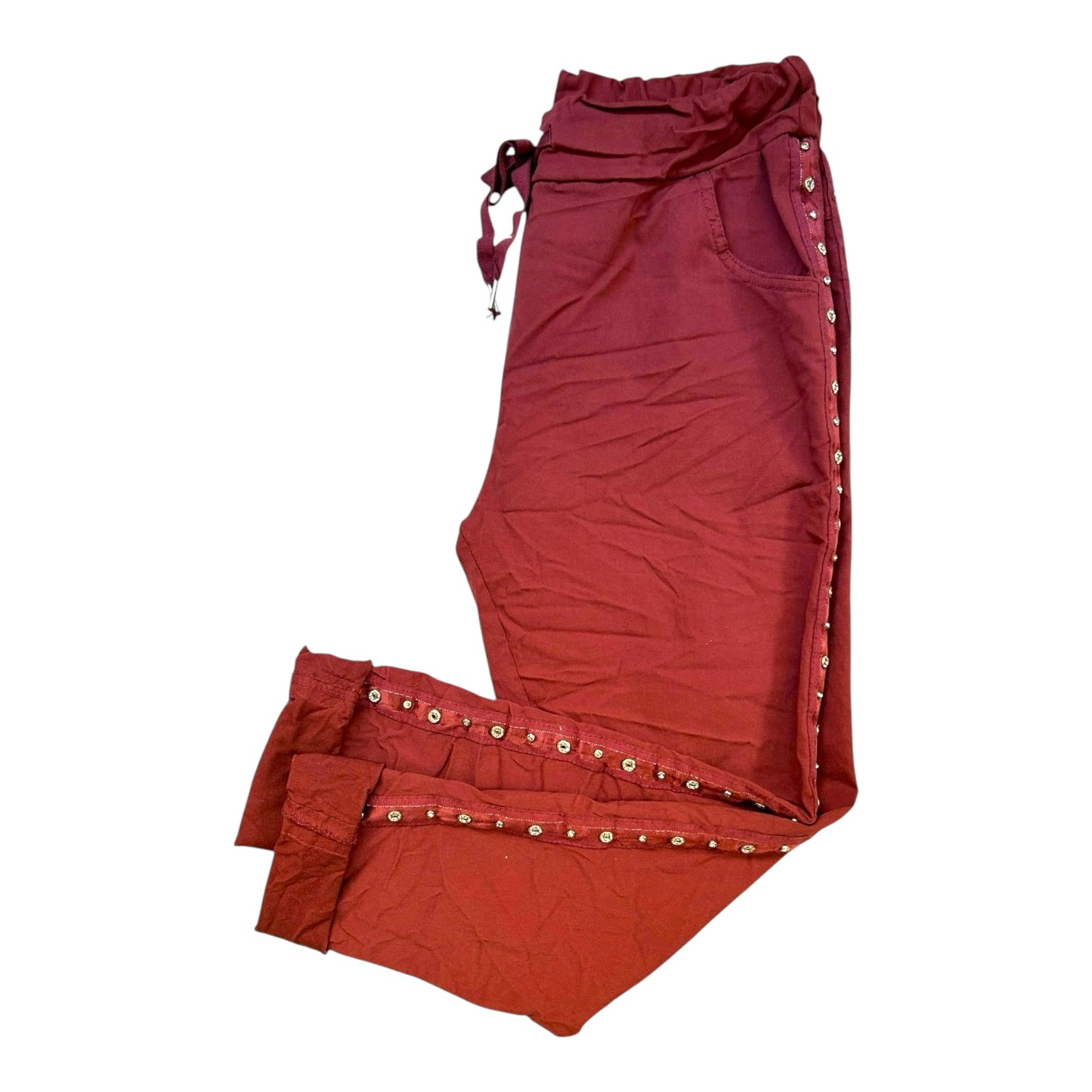 * BEST SELLER * Studs & diamante Italian magic pants