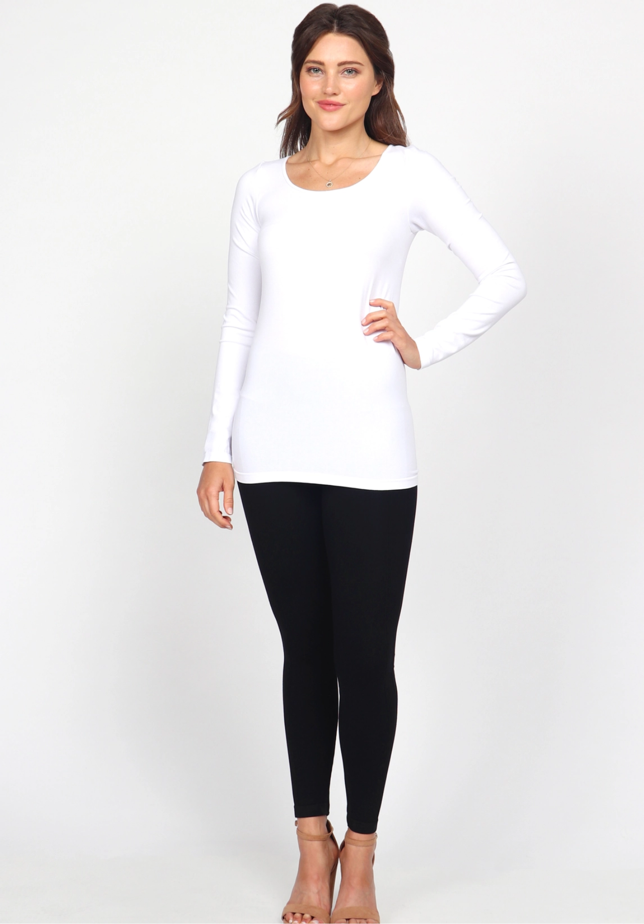 Seamless Second Skin Long-Sleeved Bodycon Top