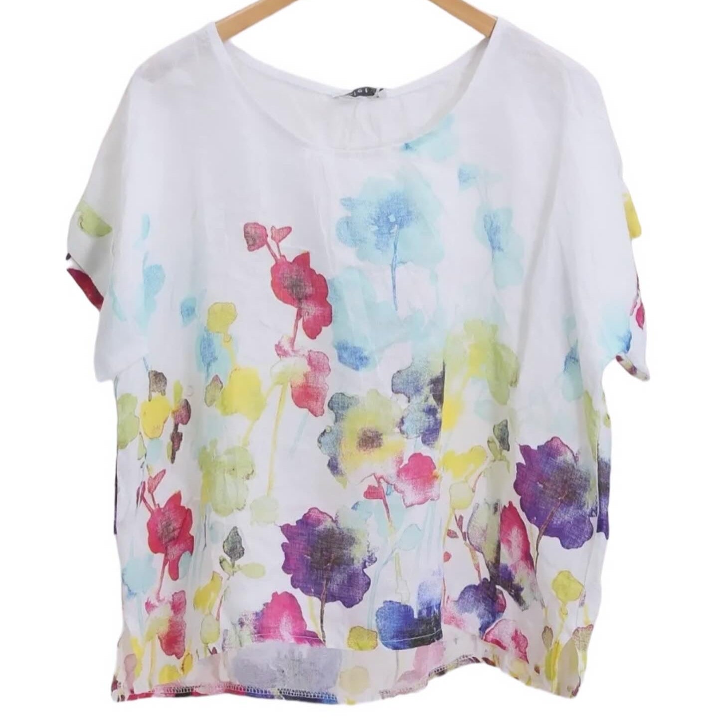 Flora linen top