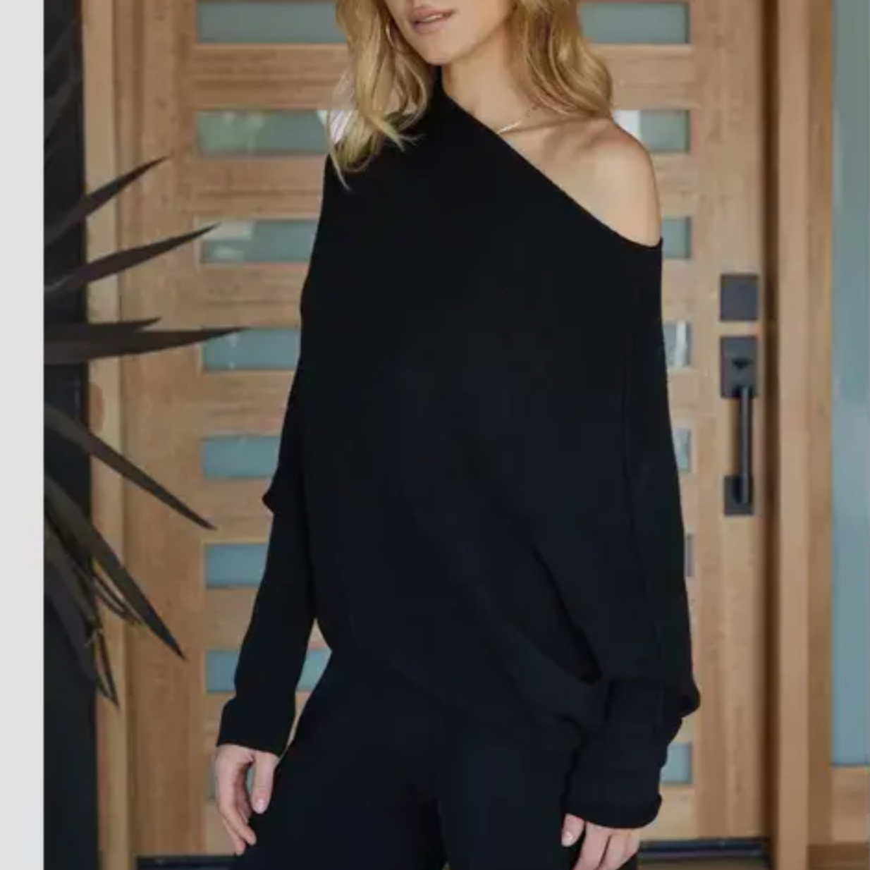 The Iconic Asymmetrical Sweater