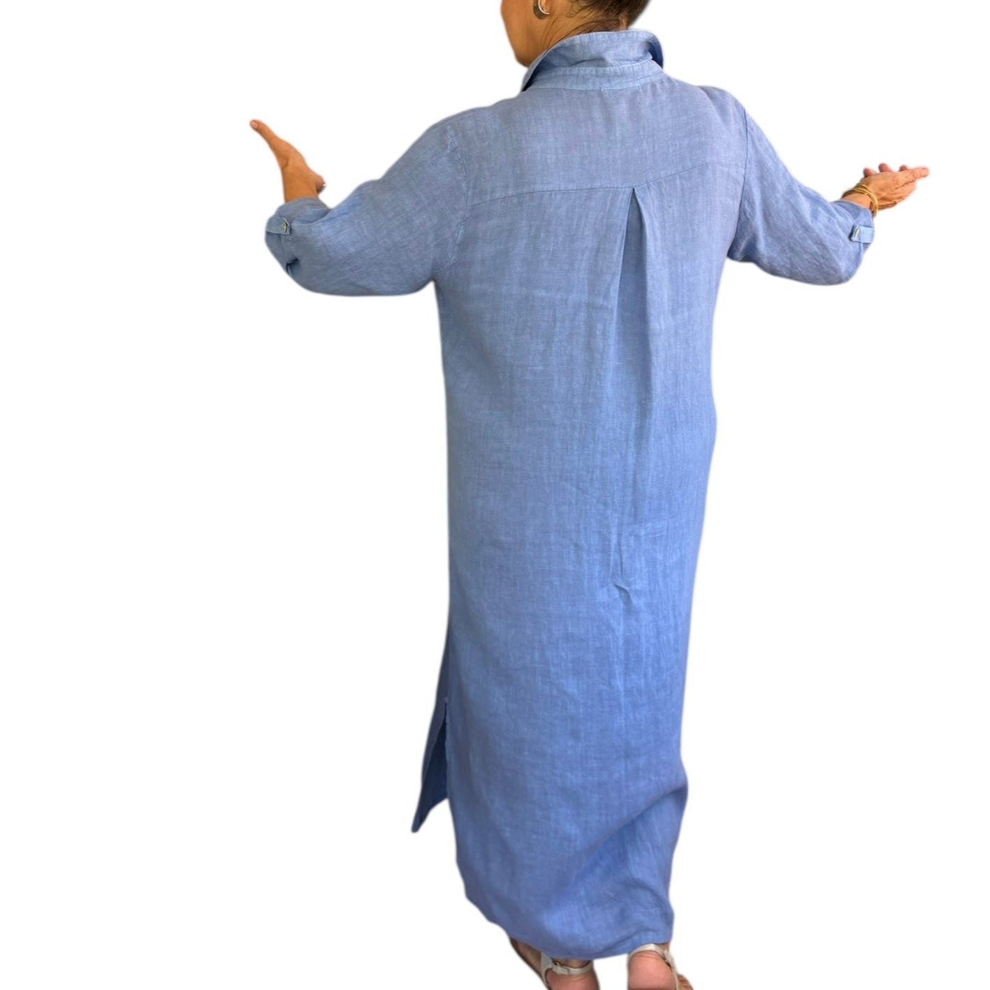 Breezy Linen Shirt Dress