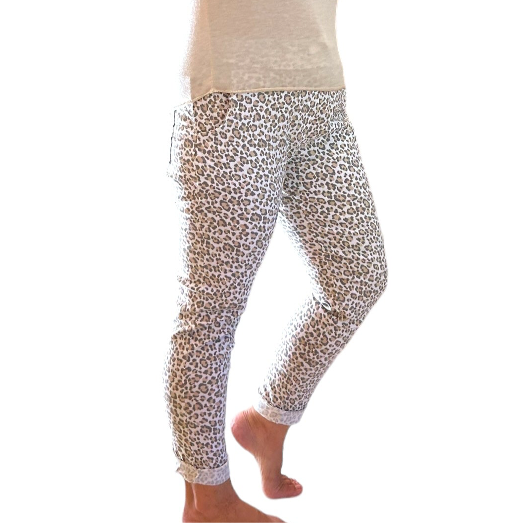 Animal print Italian Magic Pants