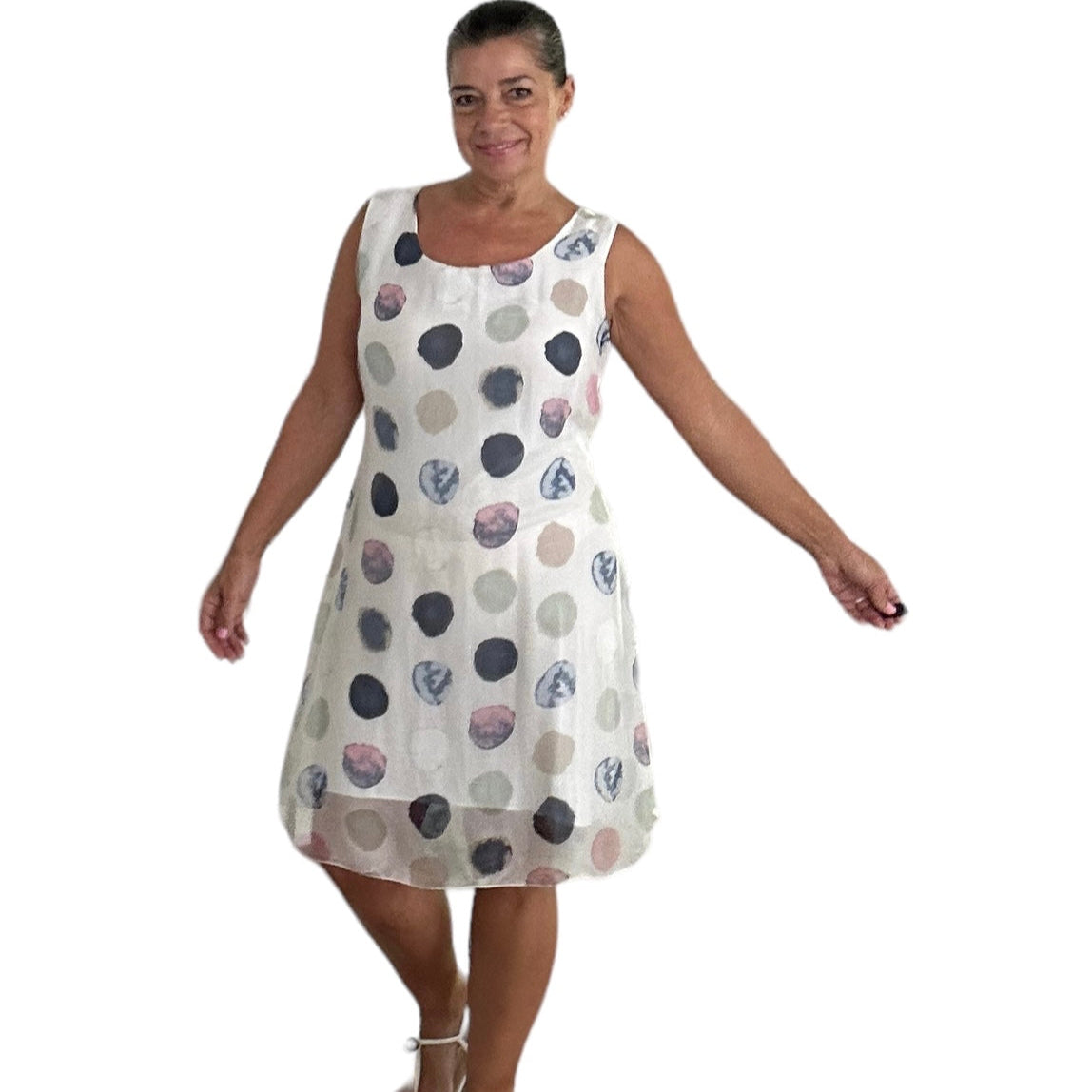 Eva silk dress