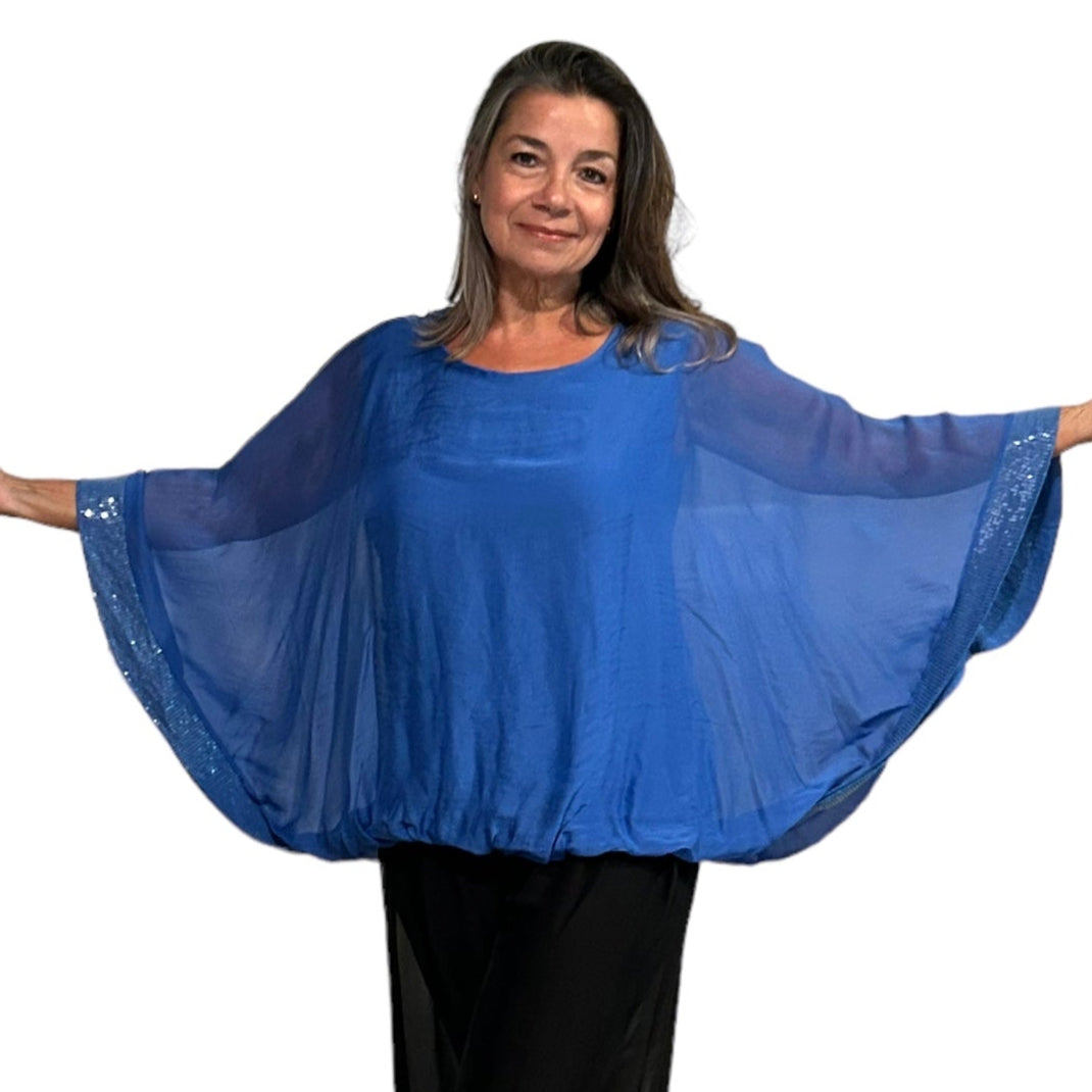 Angela silk blouse