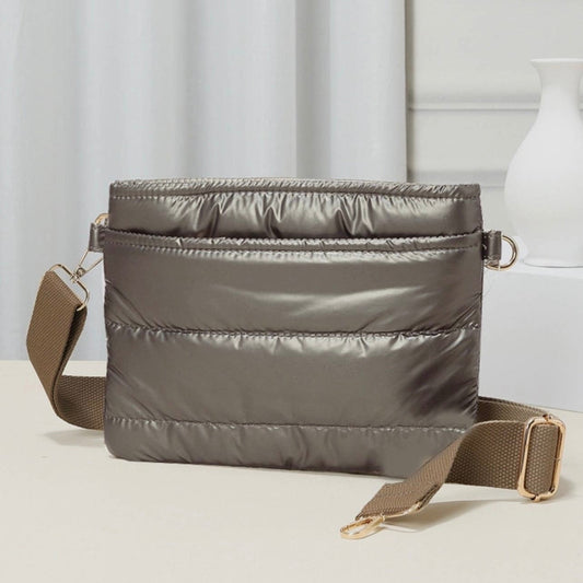 Bailey puffer quilted crossbody bag