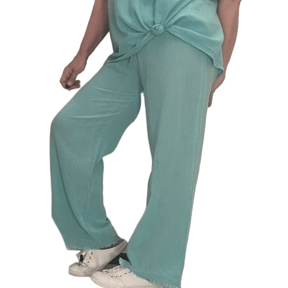 Catalina wide leg cotton pants Candy Pink Catalina Wide Leg Pants