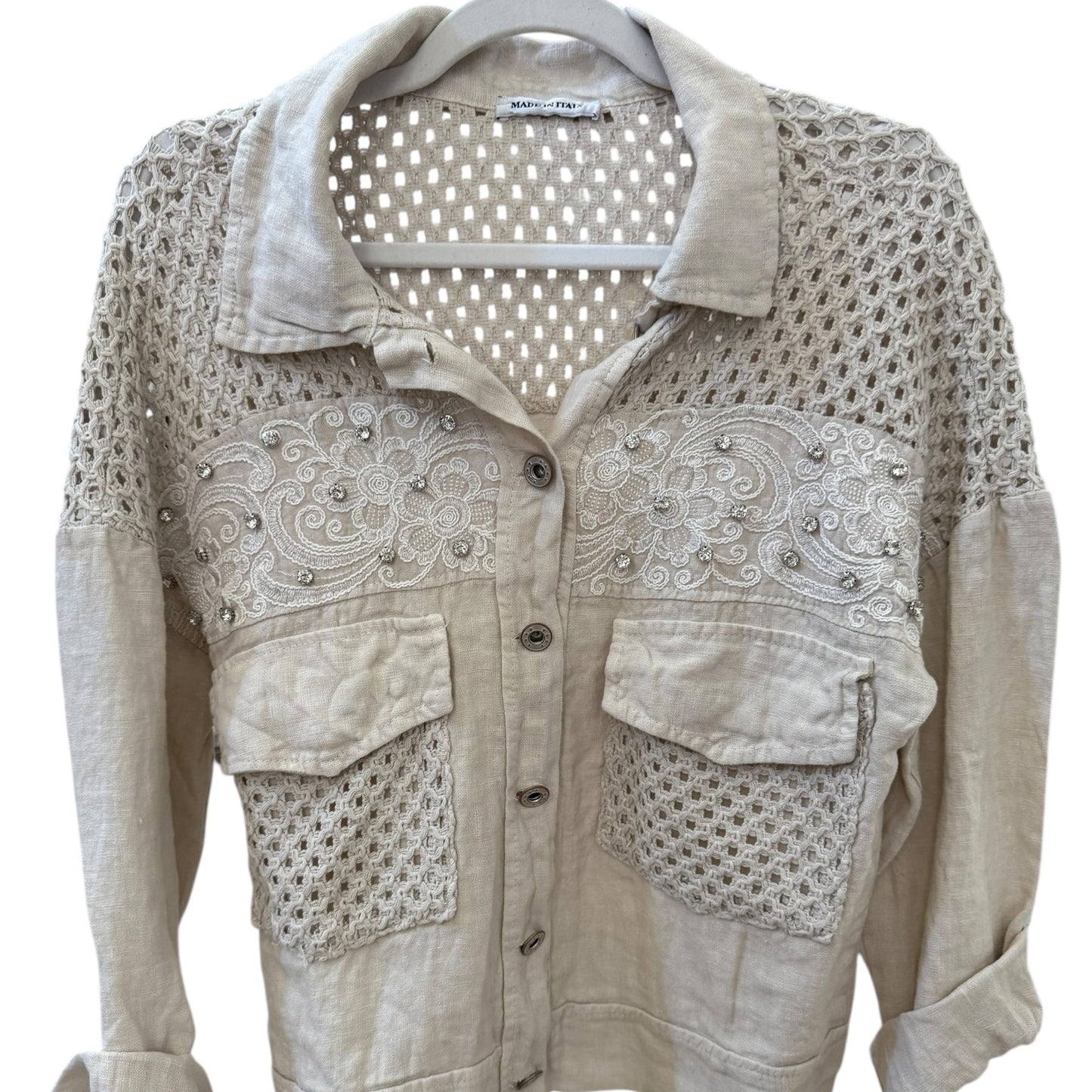 Boho Style Linen Jacket
