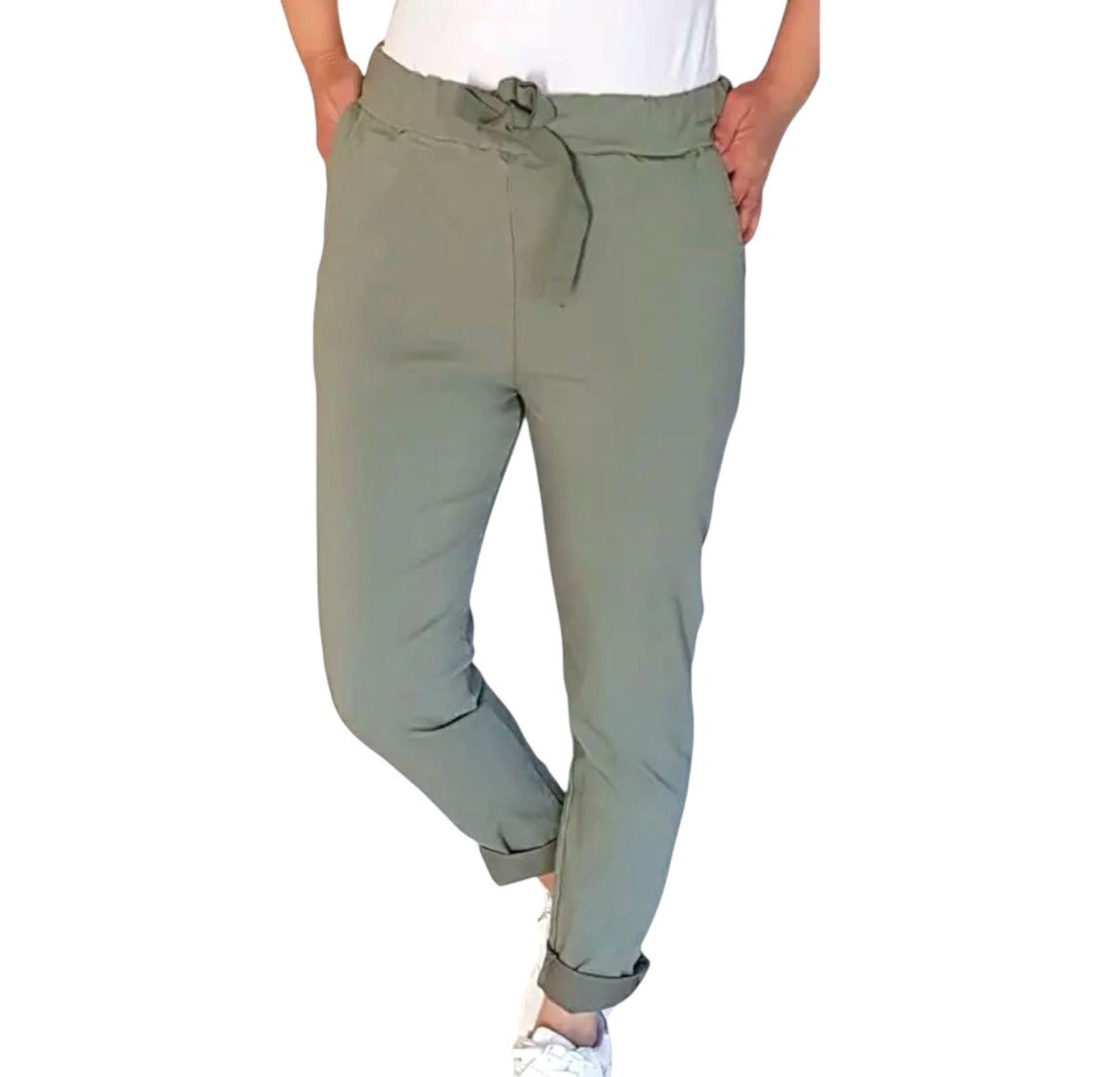 Plain Italian Magic Pants