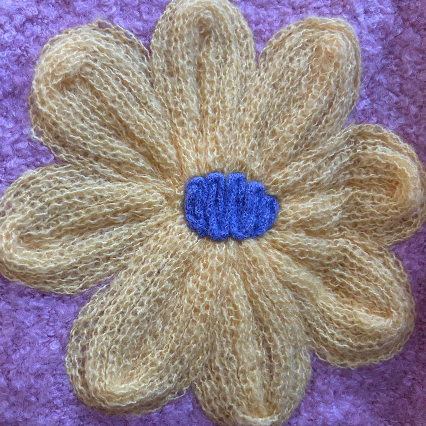 Floral Applique Open Cardigan Floral Applique Open Cardigan