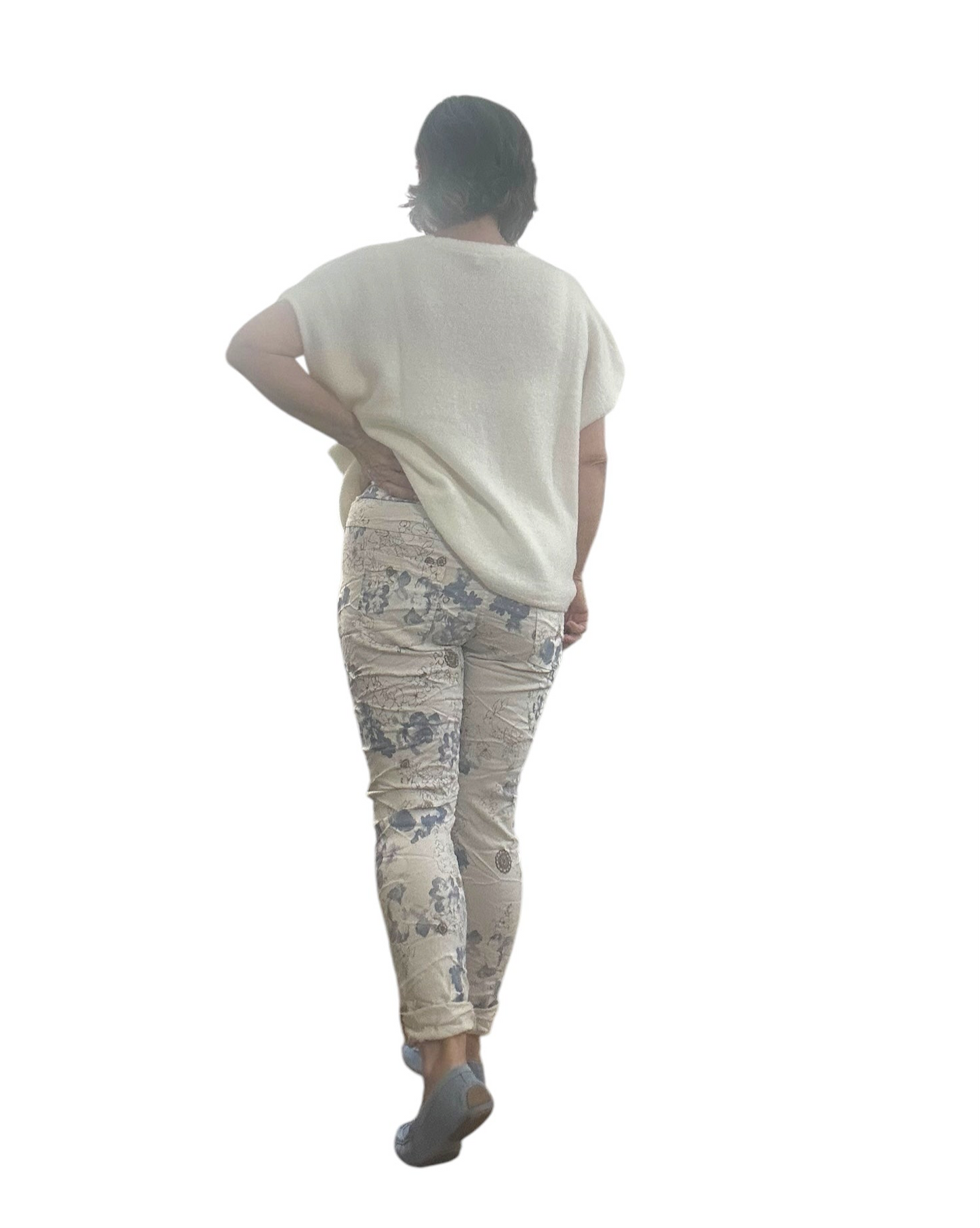 Floral Fantasy Italian Magic Pants