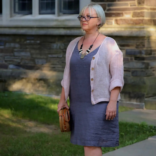 Sheer Linen Top / Jacket