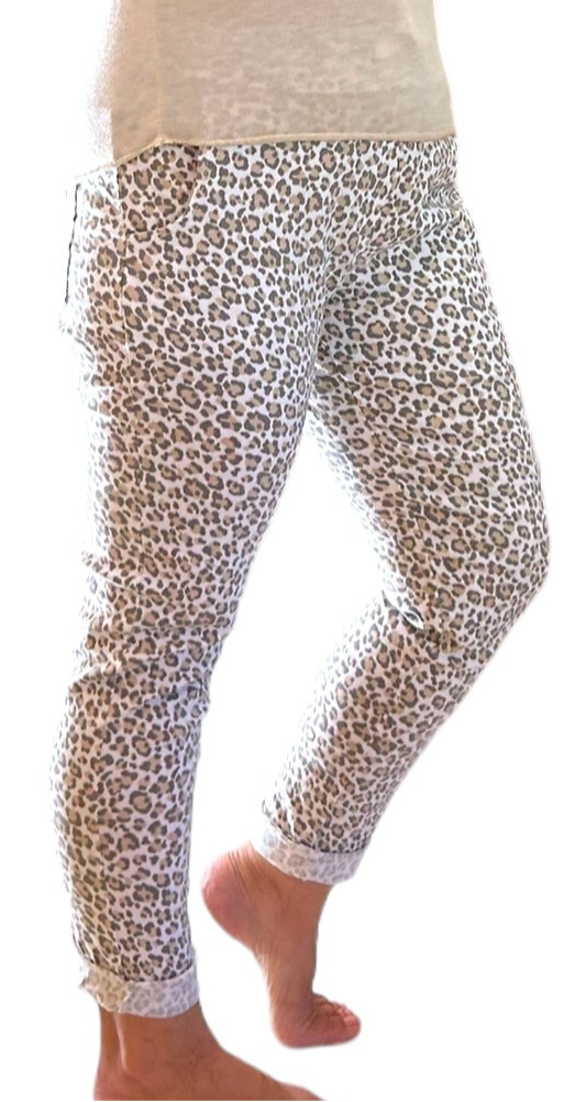 Animal print Italian Magic Pants