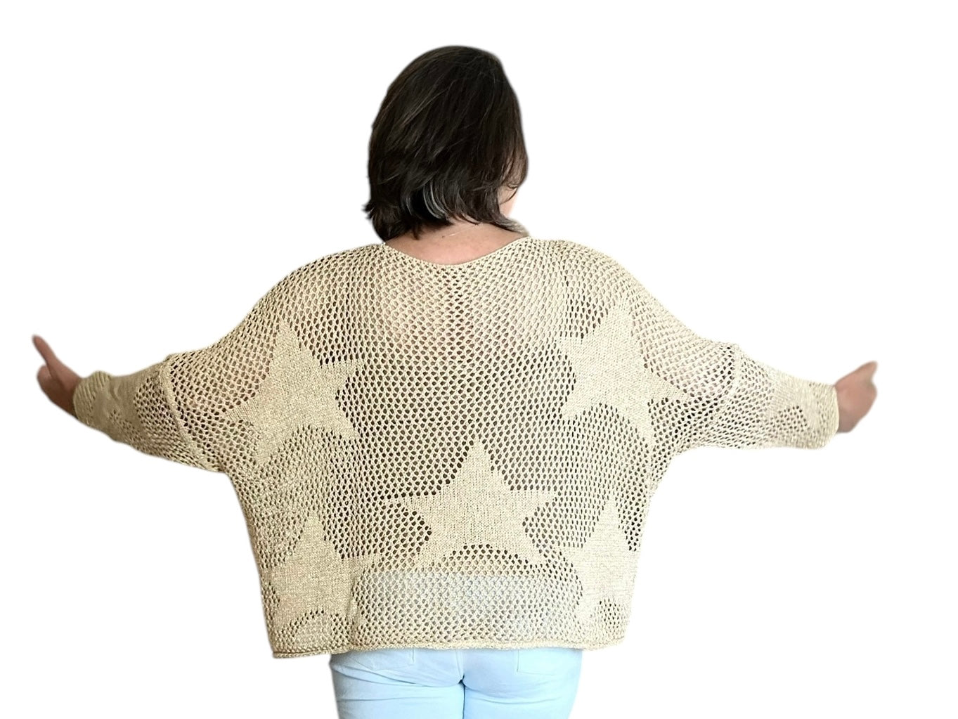 Golden Star Crochet Top
