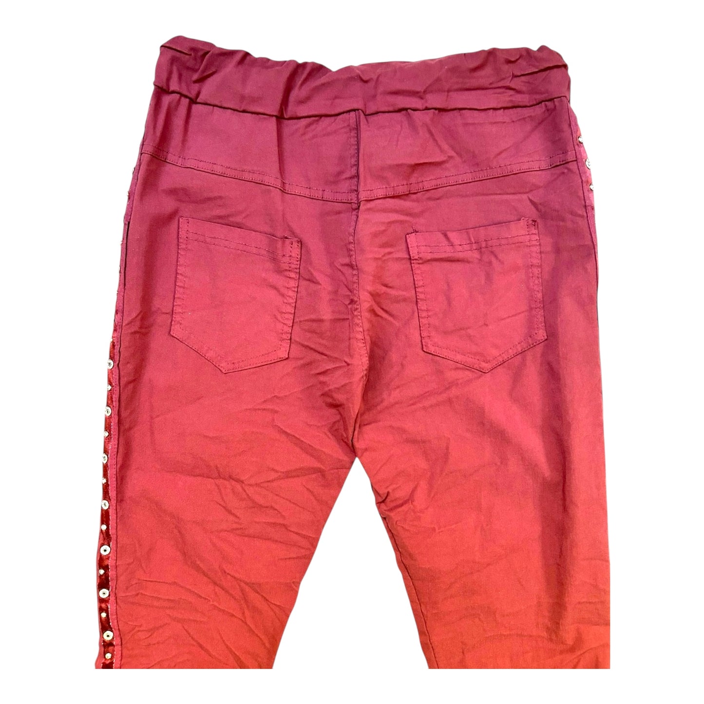 * BEST SELLER * Studs & diamante Italian magic pants