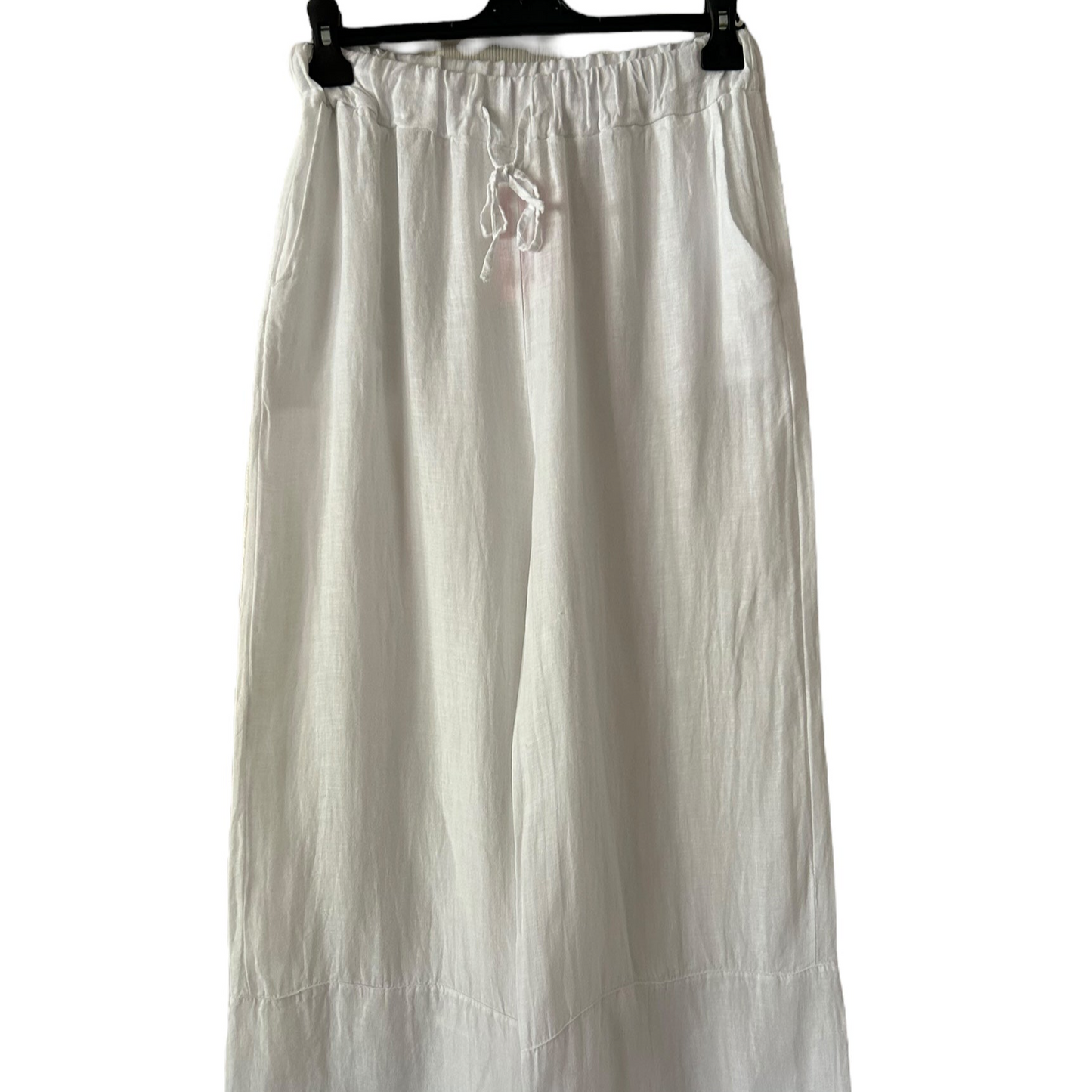 Flowy Wide Leg Linen Pants
