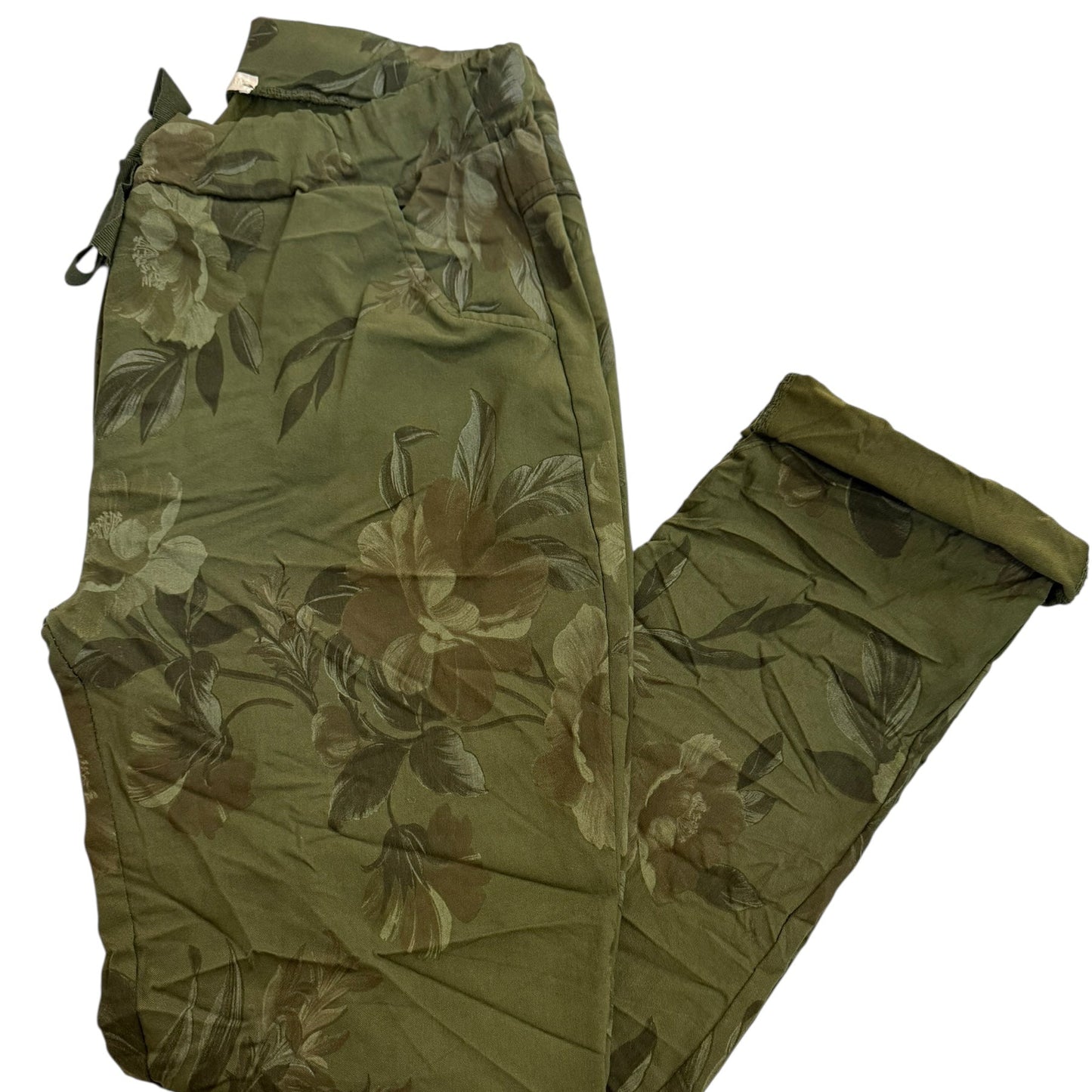 Floral Ember Italian Magic Pants
