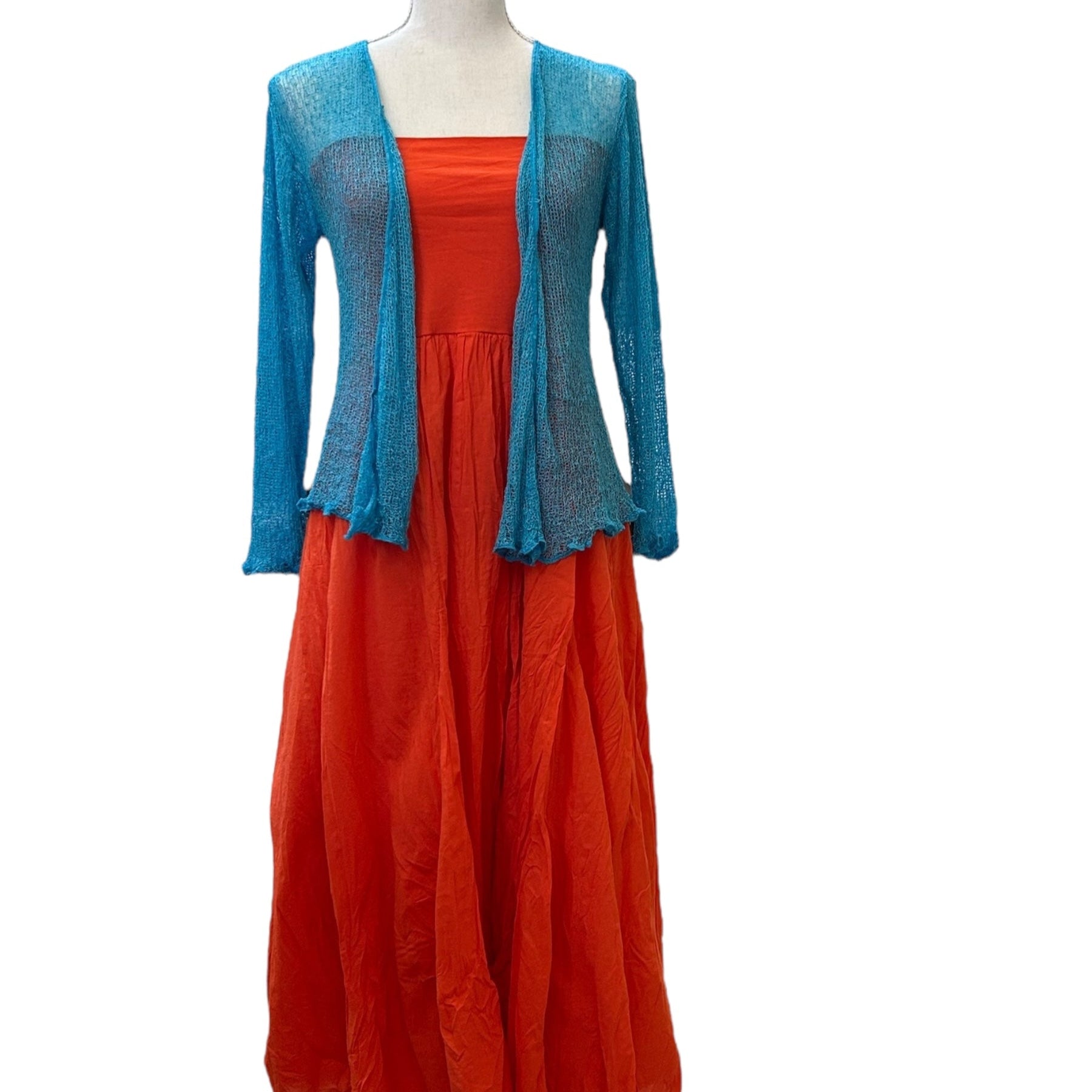 Orange multi way skirt / dress