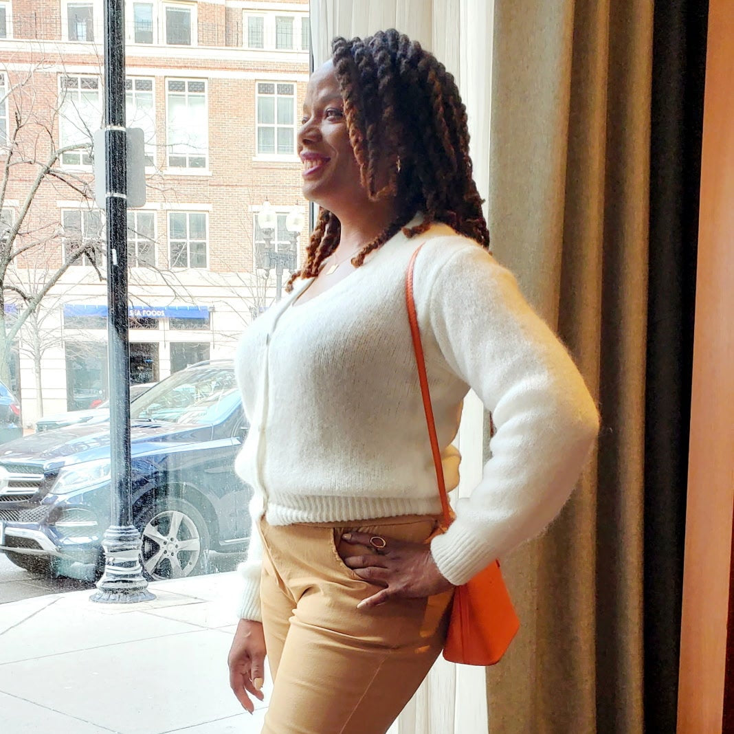 Winter White Cloud Soft Mohair Cardigan