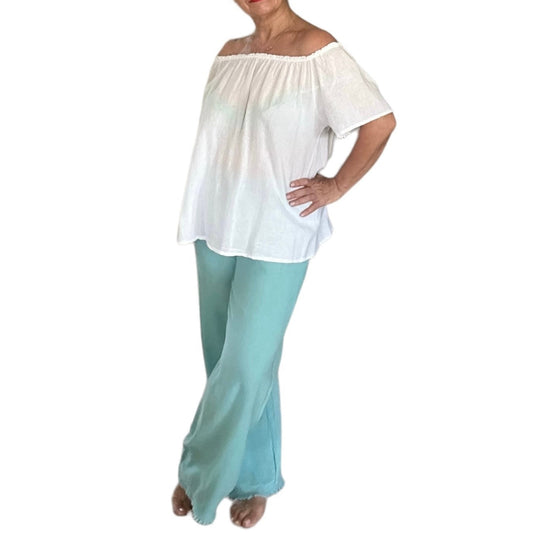 Catalina wide leg cotton pants