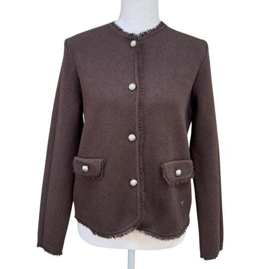 Fringe Edge Sweater Jacket