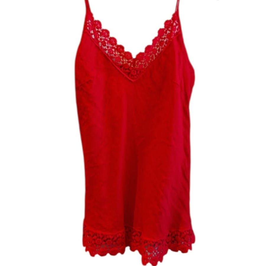 Summer Grace Linen & Lace tank top Delicate Black Lace Linen Tank Top