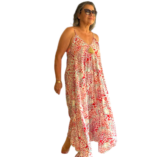Animal Print Maxi Dress