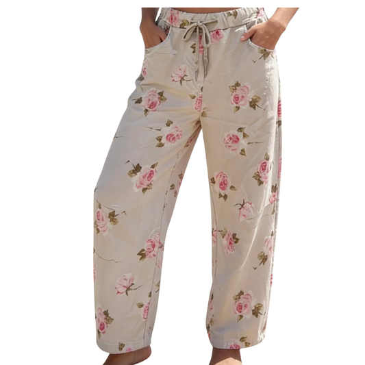 La Vie En Rose - Wide Leg Italian Magic Pants