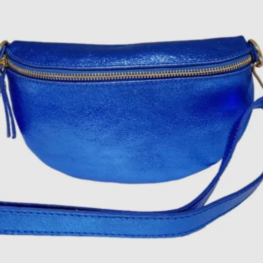Georgia leather / suede crossbody bag - assorted colors