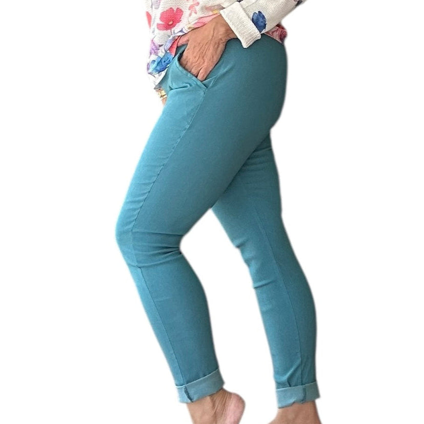 Plain Italian Magic Pants
