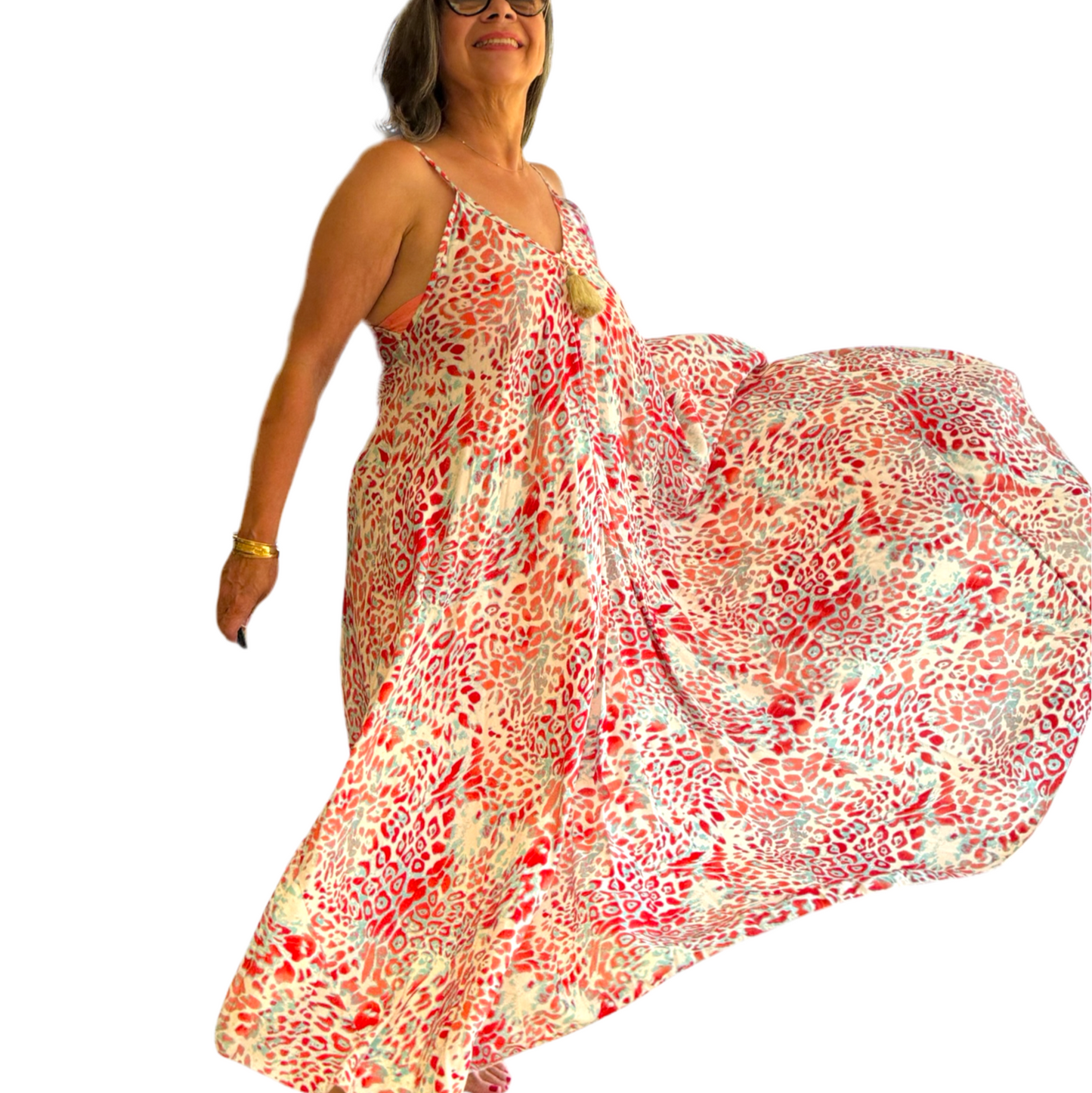 Animal Print Maxi Dress