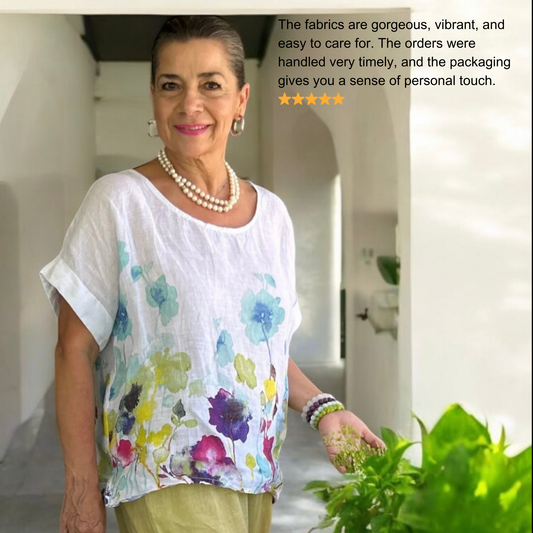 Flora Linen Top *BEST SELLER*