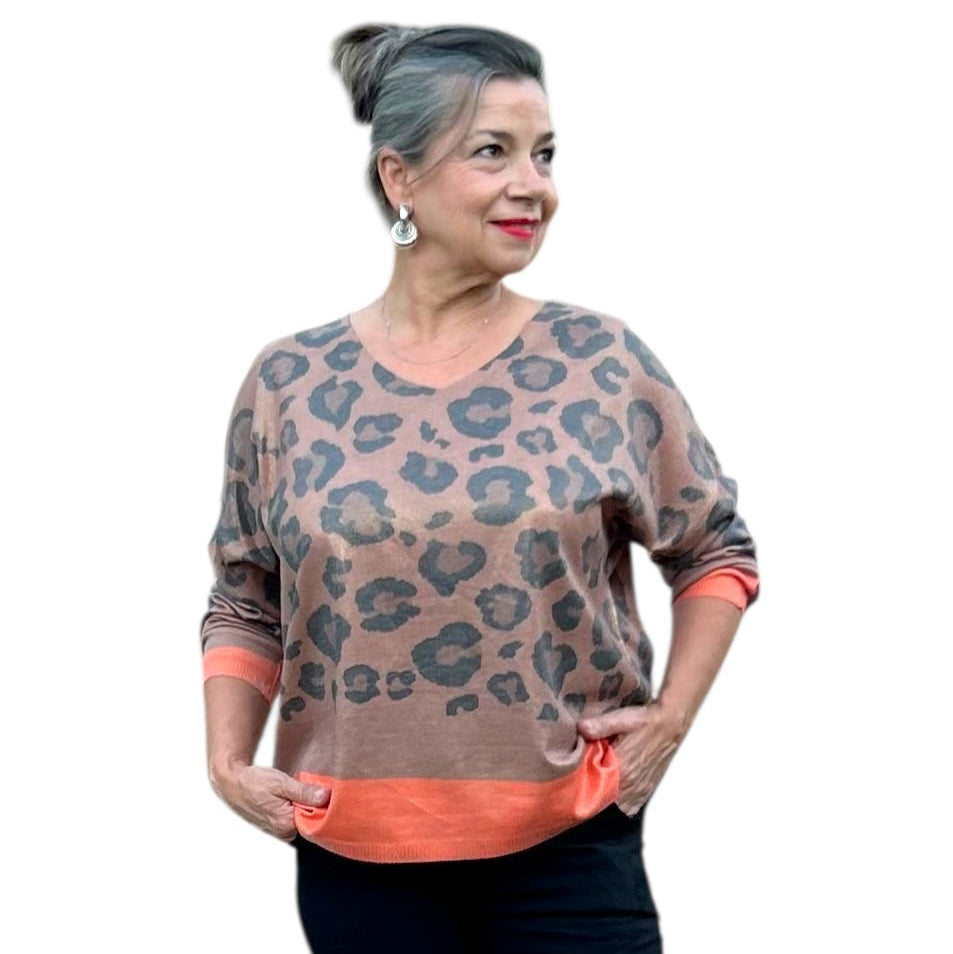 The Animal Instinct Fine Knit Top